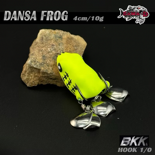 Sawa-D Dance Soft Frog | 4cm 10cm | 6 Blade 🇹🇭 Thailand 🇹🇭 Artificial Bait Rubber Frog