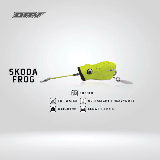 DRAVE Skoda Popper Frog (40mm x 8g) 🇲🇾MALAYSIA MADE🇲🇾