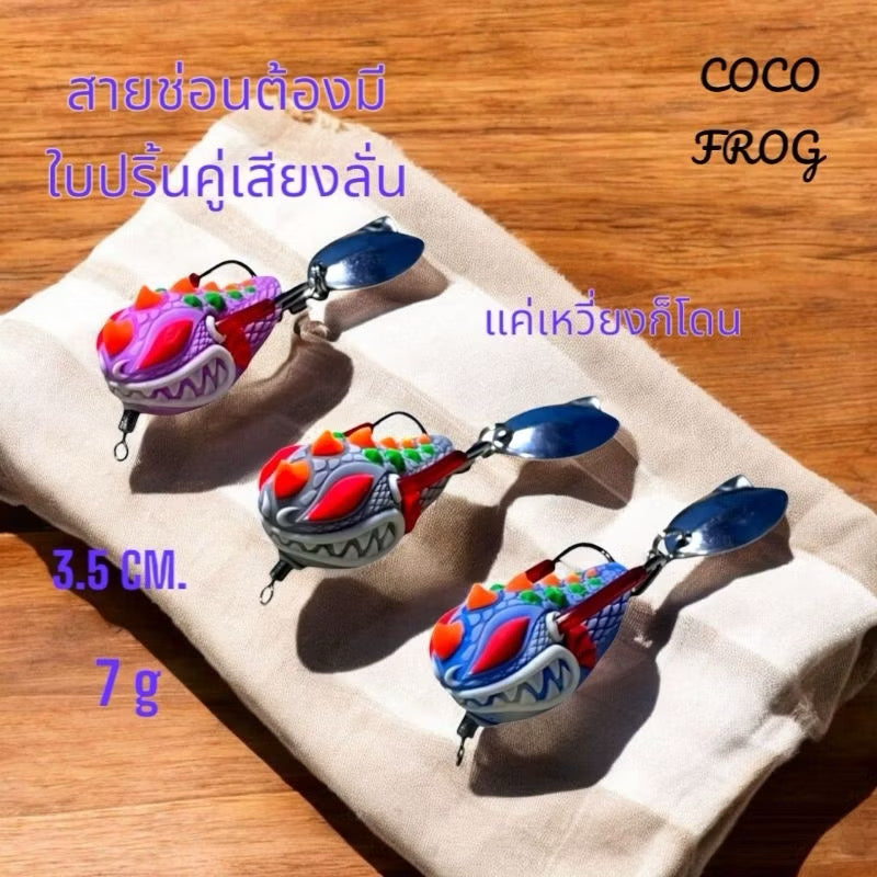 Rubber Frog There Is A 3.5 cm Fake Bait🇹🇭THAILAND🇹🇭