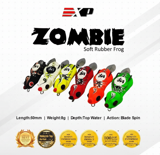 EXP Zombie Soft Rubber Frog 🇹🇭Thailand 🇹🇭